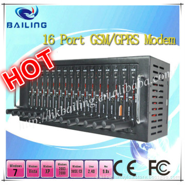 at Command GSM GPRS 16 Ports Modem Pool for Bulk Sims